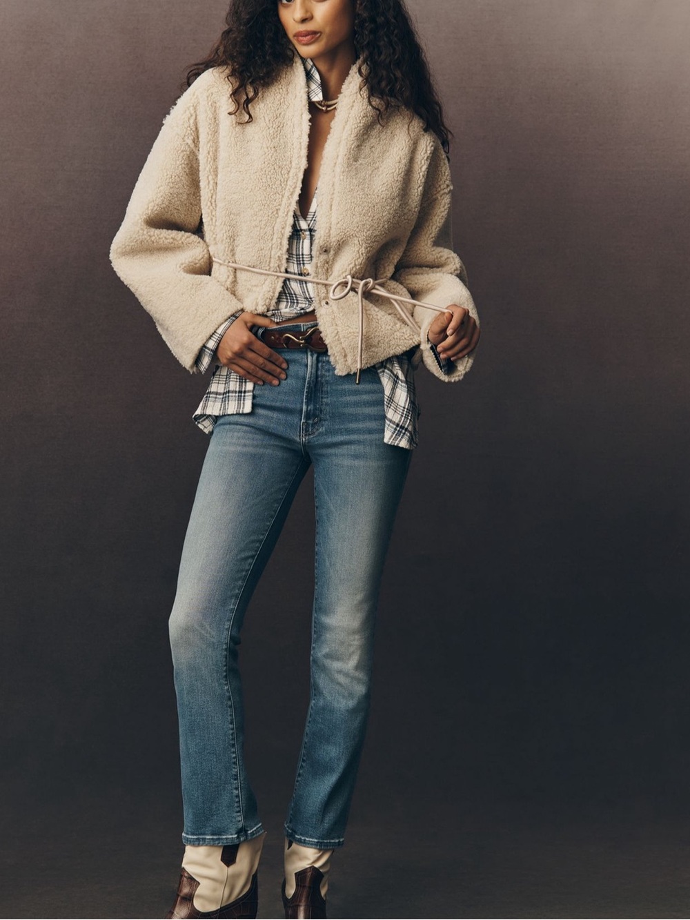 NWT MOTHER The Insider Ankle High-Rise Bootcut Jeans